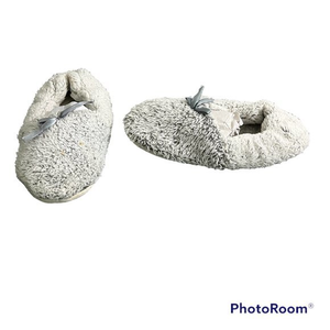 Grey‎ Teddy Bear Slippers (L/XL)